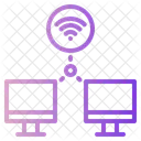 Conexao De Computador Sem Fio Computacao Nuvem Ícone