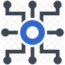Conexao Diagrama Comunicacao Ícone