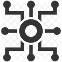 Conexao Diagrama Comunicacao Ícone