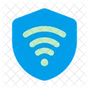 Conexao Segura Wi Fi Sem Fio Ícone