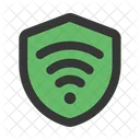 Conexao Segura Wi Fi Sem Fio Ícone