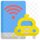 Taxi Wi Fi Internet Ícone