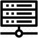 Rede Banco De Dados Ciencia De Dados Ícone