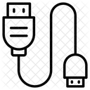 Conexao USB Cabo De Dados Cabos Ícone