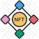 No Fungible Token Nft Icono