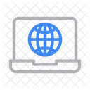 Navegador Internet En Linea Icono