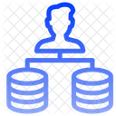 Conexion De Base De Datos De Usuario Icono