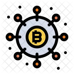 Conexión bitcoin  Icono