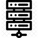 Conexión de almacenamiento de datos  Icono