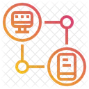 Dispositivo Comunicacion Comunicacion De Datos Icono