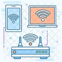 Enrutador Wifi Modem Dispositivo De Internet Icono