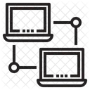 Conexion LAN Red Base De Datos Icono
