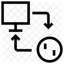 Conexión del monitor  Icon