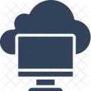 Conectividad En La Nube Monitor Fidelidad De Red Icono