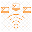 Conexión de computadora  Icono