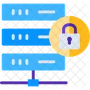 Base De Datos Bloqueada Conexion De Servidor Segura Servidor Seguro Icono