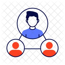 Conexión social Logo Icono