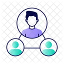 Conexion Social Red Social Red Icono