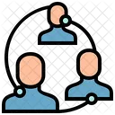 Conexion Social Personas Amigos Icono
