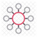 Red Conexion Compartir Icono