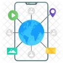 Conexión social Icono