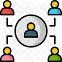 Conexión social  Icono