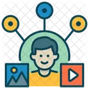 Conexión social  Icono