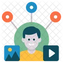 Conexión social  Icono