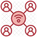 Conexion Wifi Redes Comunidad Icono