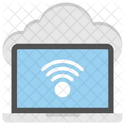 Conexión Wifi en la nube  Icono