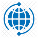 Conexiones Globe Grid Conectar Icono