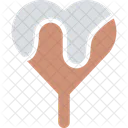 Confectionery Heart Heart Lollipop Icon