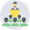 Conference Meeting Business Presentation Icon