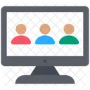 Communication Conference Computer Icon