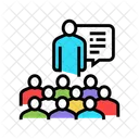 Business Conference Color Icon