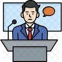 Conference Meeting Presentation Icon
