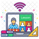 Video Call Conference Call Live Chat Icon