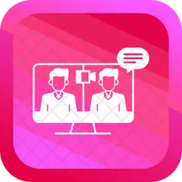 Conférence en ligne  Icône