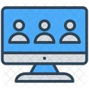 Communication Conference Computer Icon