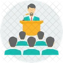 Conference Meeting Presentation Icon