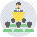 Conference Meeting Business Presentation Icon