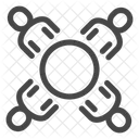 People Table Group Icon