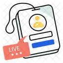 Conference Name Badge Icon