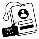 Conference Name Badge Icon
