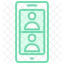 Conference Phone Duotone Line Icon Icon