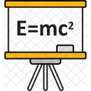 Conferencia De Fisica Tablero Formula Icono