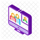 Conferência On-line  Ícone