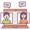 Conferência On-line  Ícone