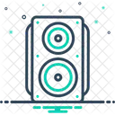 Haut Parleur Musique Electronique Icône