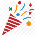 Confetti Brightly Colored Party Celebration Icon